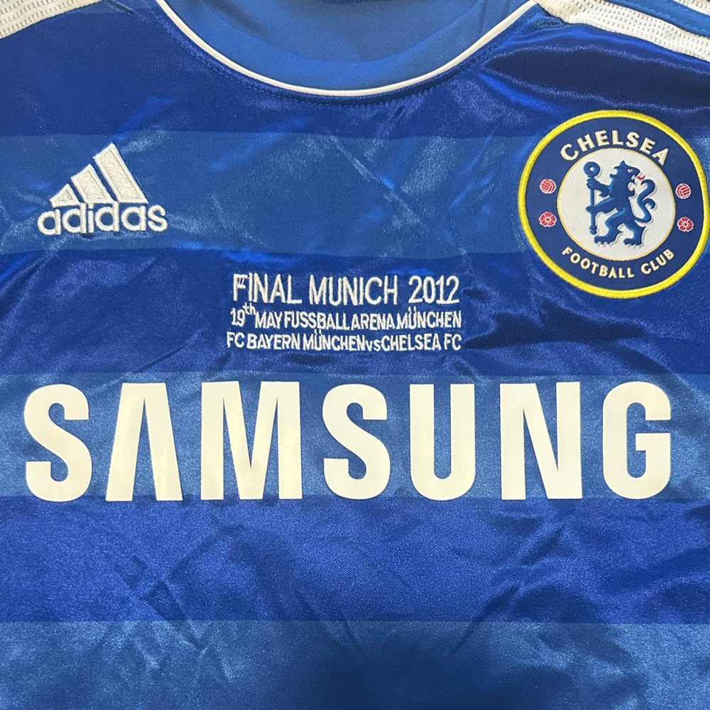 2011/12 Chelsea retro UCL final kit. Frank Lampard soccer football jersey. - Picture 3 of 4